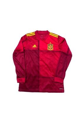 Adidas Spain National Team EURO 2020 Long Sleeve Jersey Men's M FI6254